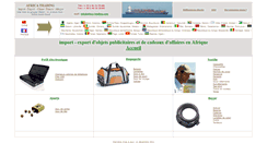 Desktop Screenshot of africa-trading.com